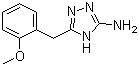 5-(2-Methoxybenzyl)-4H-1,2,4-triazol-3-amine molecular structure (CAS 502685-70-3)
