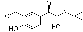 盐酸左旋沙丁胺醇分子结构 (CAS 50293-90-8)