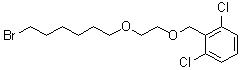 2-[2-(6-Bromohexyloxy)ethoxymethyl]-1,3-dichlorobenzene molecular structure (CAS 503070-57-3)