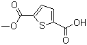 5-(甲氧基羰基)噻吩-2-甲酸分子结构 (CAS 50340-79-9)