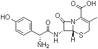 头孢羟氨苄分子结构 (CAS 50370-12-2)