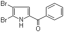 4,5-二溴-2-苯甲酰基吡咯分子结构 (CAS 50372-61-7)