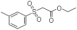 2-[(3-甲基苯基)磺酰基]乙酸乙酯分子结构 (CAS 50397-63-2)