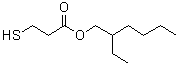 2-乙基己基 3-巯基丙酸酯分子结构 (CAS 50448-95-8)