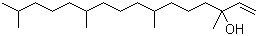 structure of CAS# 505-32-8, Isophytol;3,7,11,15-Tetramethyl-1-hexadecen-3-ol
