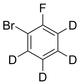 o-Bromofluorobenzene-d<sub>4</sub> molecular structure (CAS 50592-35-3)