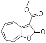 3-甲氧羰基-2H-环庚三烯并[b]呋喃-2-酮分子结构 (CAS 50603-71-9)