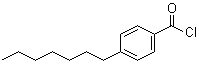 4-庚基苯甲酰氯分子结构 (CAS 50606-96-7)