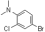 4-溴-2-氯-N,N-二甲基苯胺分子结构 (CAS 50638-51-2)
