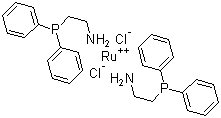 Dichlorobis(2-(diphenylphosphino)ethylamine)ruthenium(II) molecular structure (CAS 506417-41-0)