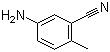 5-氨基-2-甲基苯甲腈分子结构 (CAS 50670-64-9)