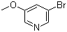 3-溴-5-甲氧基吡啶分子结构 (CAS 50720-12-2)