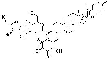 Polyphyllin A molecular structure (CAS 50773-41-6)
