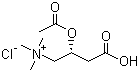 乙酰基-L-肉碱盐酸盐分子结构 (CAS 5080-50-2)