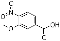 3-甲氧基-4-硝基苯甲酸分子结构 (CAS 5081-36-7)