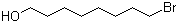 structure of CAS# 50816-19-8, 8-Bromo-1-octanol