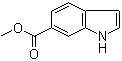 吲哚-6-甲酸甲酯分子结构 (CAS 50820-65-0)