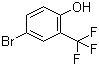 4-溴-2-三氟甲基苯酚分子结构 (CAS 50824-04-9)
