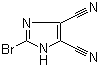 2-溴-4,5-二氰基咪唑分子结构 (CAS 50847-09-1)