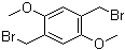 2,5-二(溴甲基)-1,4-二甲氧基苯分子结构 (CAS 50874-27-6)