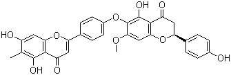 Taiwanhomoflavone B分子结构 (CAS 509077-91-2)