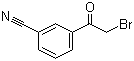 3-(2-溴乙酰基)苯甲腈分子结构 (CAS 50916-55-7)