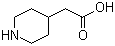 结构式 CAS# 51052-78-9, 4-哌啶乙酸