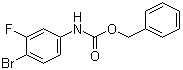 结构式 CAS# 510729-01-8, (4-溴-3-氟苯基)氨基甲酸苄酯