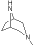 结构式 CAS# 51102-41-1, 3-甲基-3,8-二氮杂双环[3.2.1]辛烷