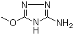 3-氨基-5-甲氧基-1H-1,2,4-三氮唑分子结构 (CAS 51108-34-0)