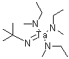 叔丁基亚胺三(乙基甲基氨基)钽分子结构 (CAS 511292-99-2)