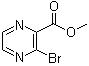 3-溴吡嗪-2-甲酸甲酯分子结构 (CAS 51171-02-9)