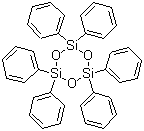 结构式 CAS# 512-63-0, 六苯基环三硅氧烷