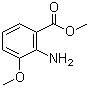 2-氨基-3-甲氧基苯甲酸甲酯分子结构 (CAS 5121-34-6)