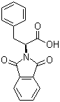 N-邻苯二甲酰-L-苯丙氨酸分子结构 (CAS 5123-55-7)