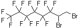 7,8-二溴-1,1,1,2,2,3,3,4,4,5,5,6,6-十三氟辛烷分子结构 (CAS 51249-62-8)