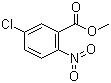 5-氯-2-硝基苯甲酸甲酯分子结构 (CAS 51282-49-6)