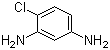 4-氯-1,3-苯二胺分子结构 (CAS 5131-60-2)