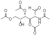 2-(乙酰氨基)-2-脱氧-D-半乳糖 3,4,6-三乙酸酯分子结构 (CAS 5132-11-6)