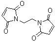 1,2-二马来酰亚胺基乙烷分子结构 (CAS 5132-30-9)
