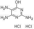 2,5,6-三氨基-4-羟基嘧啶二盐酸盐分子结构 (CAS 51324-37-9)