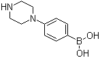 [4-(哌嗪-1-基)苯基]硼酸分子结构 (CAS 513246-99-6)