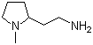 N-甲基-2-(2-氨乙基)-吡咯烷分子结构 (CAS 51387-90-7)