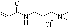 [3-(甲基丙烯酰氨基)丙基]三甲基氯化铵分子结构 (CAS 51410-72-1)