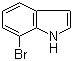 7-溴吲哚分子结构 (CAS 51417-51-7)