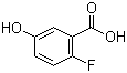 2-氟-5-羟基苯甲酸分子结构 (CAS 51446-30-1)