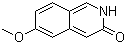 6-甲氧基-3(2H)-异喹啉酮分子结构 (CAS 51463-14-0)