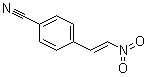 4-[(E)-2-硝基乙烯基)苯腈分子结构 (CAS 5153-73-1)