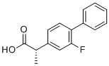 (S)-氟比洛芬分子结构 (CAS 51543-39-6)