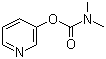 3-(N,N-二甲氨基甲酰氧基)吡啶分子结构 (CAS 51581-32-9)